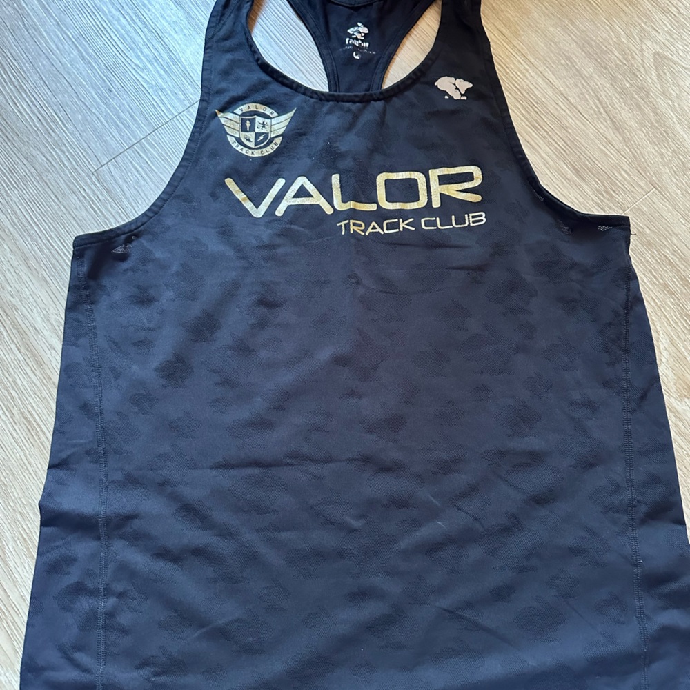 Rabbit Running Performance Singlet - Size M - Black - Custom logo